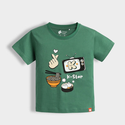 Half Sleeves Tee | Korea Love