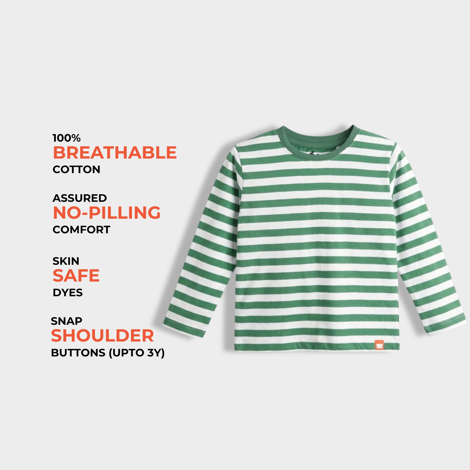 3 Pack Full Sleeves Unisex T-Shirts | Black Stripes, Green Stripes, Yellow Stripes