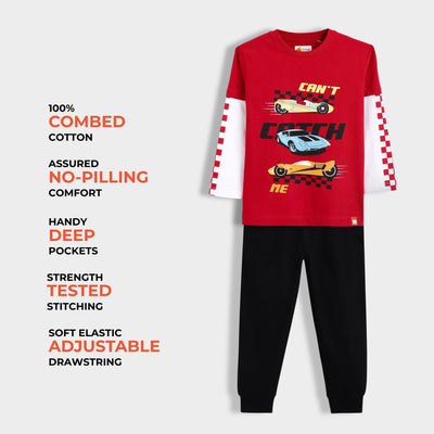 Full Sleeves Unisex T-Shirt & Joggers Set | Fast Wheels