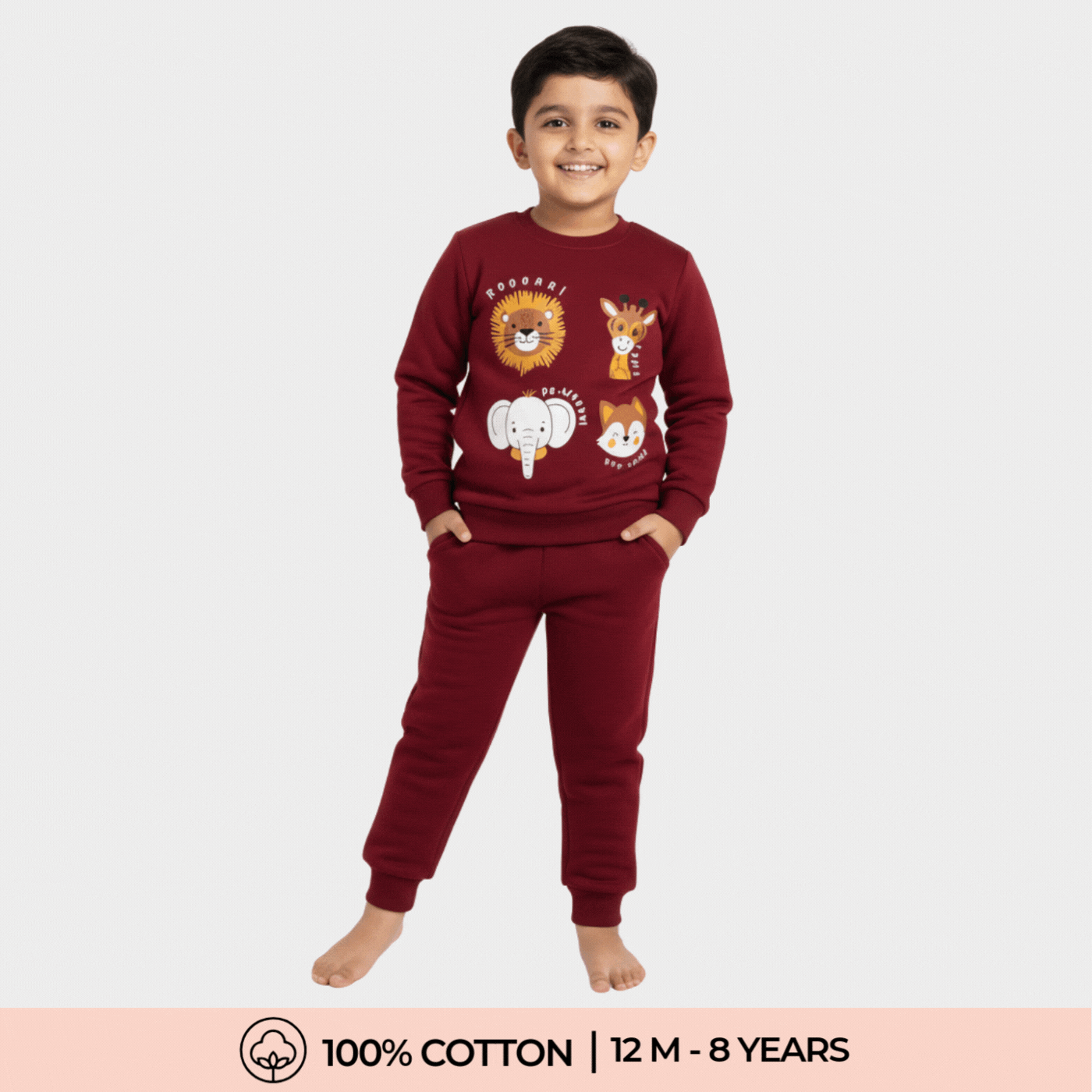 Sweatshirt & Joggers Set | Animal Kingdom