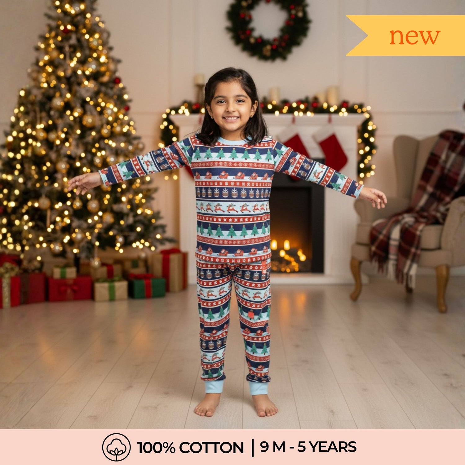 Full Sleeves Unisex Co-ord Set | Santa Magic