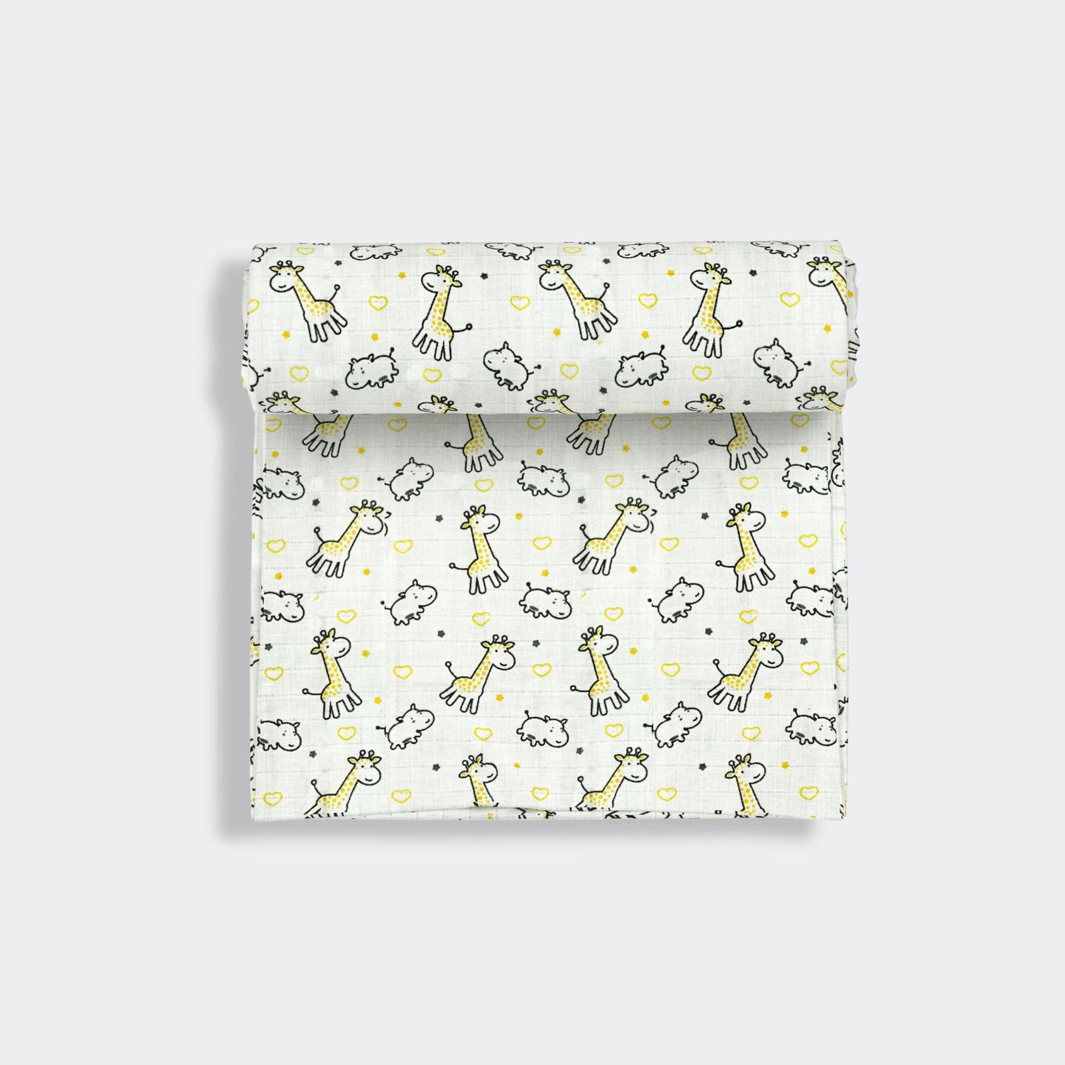 3 Pack Muslin Swaddle | Half Moon, Giraffe, Spikey