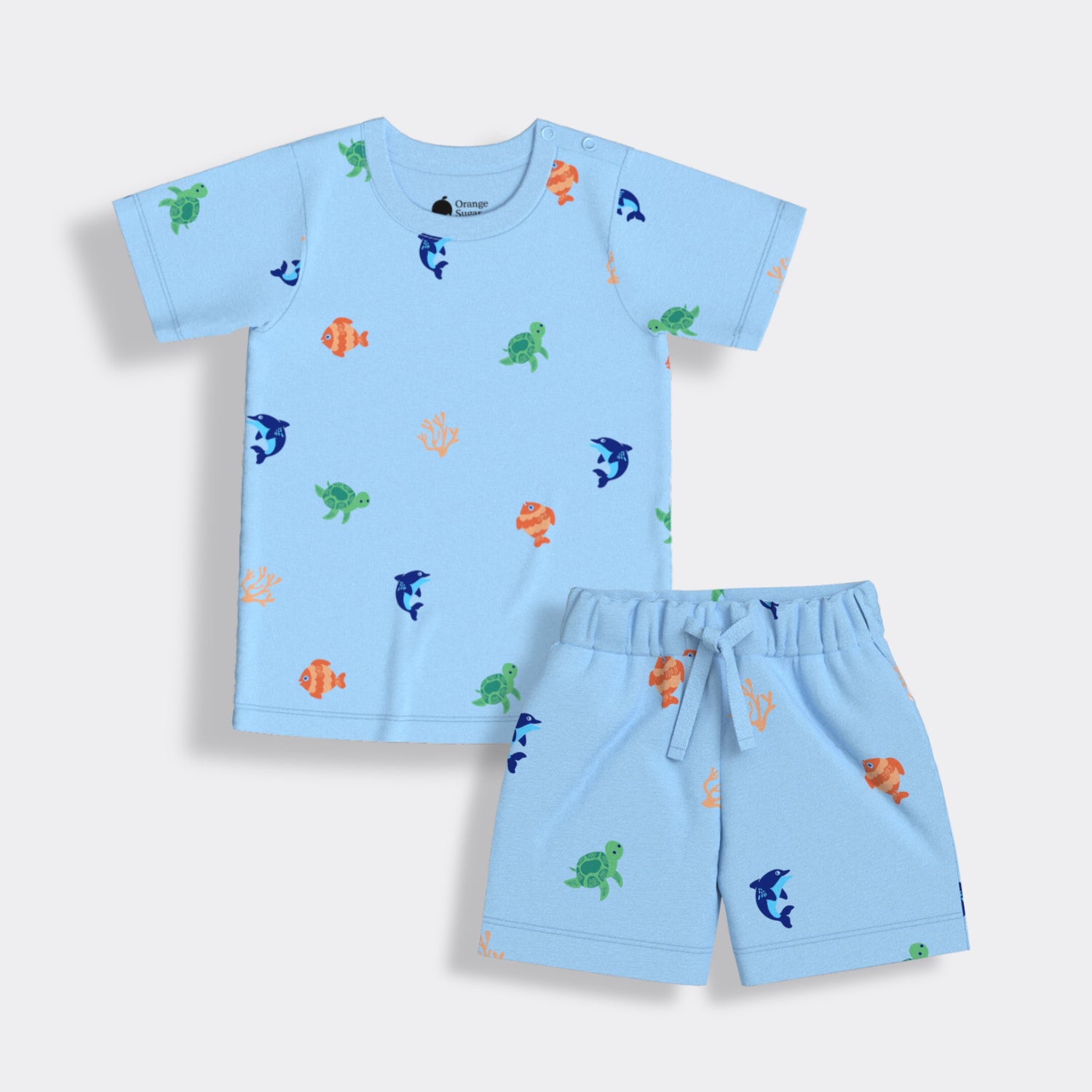 3 Pack T-Shirt & Shorts Unisex Co-ord Set | Space, Jungle & Underwater
