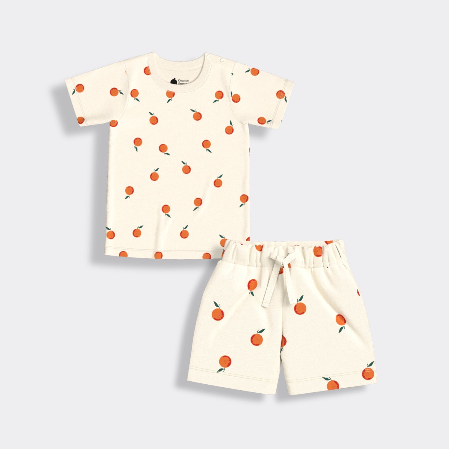 3 Pack T-Shirt & Shorts Unisex Co-ord Set | Jungle, Penguin & Orange