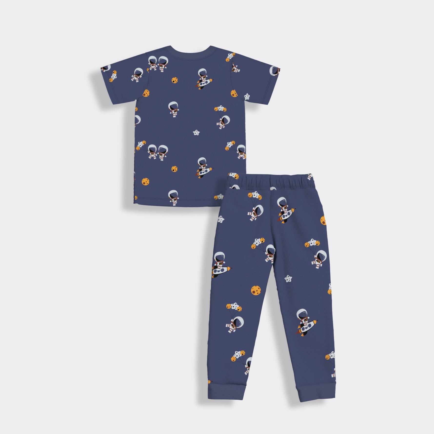 Half Sleeves Unisex Co-ord Set | Space Explorer – orangesugar