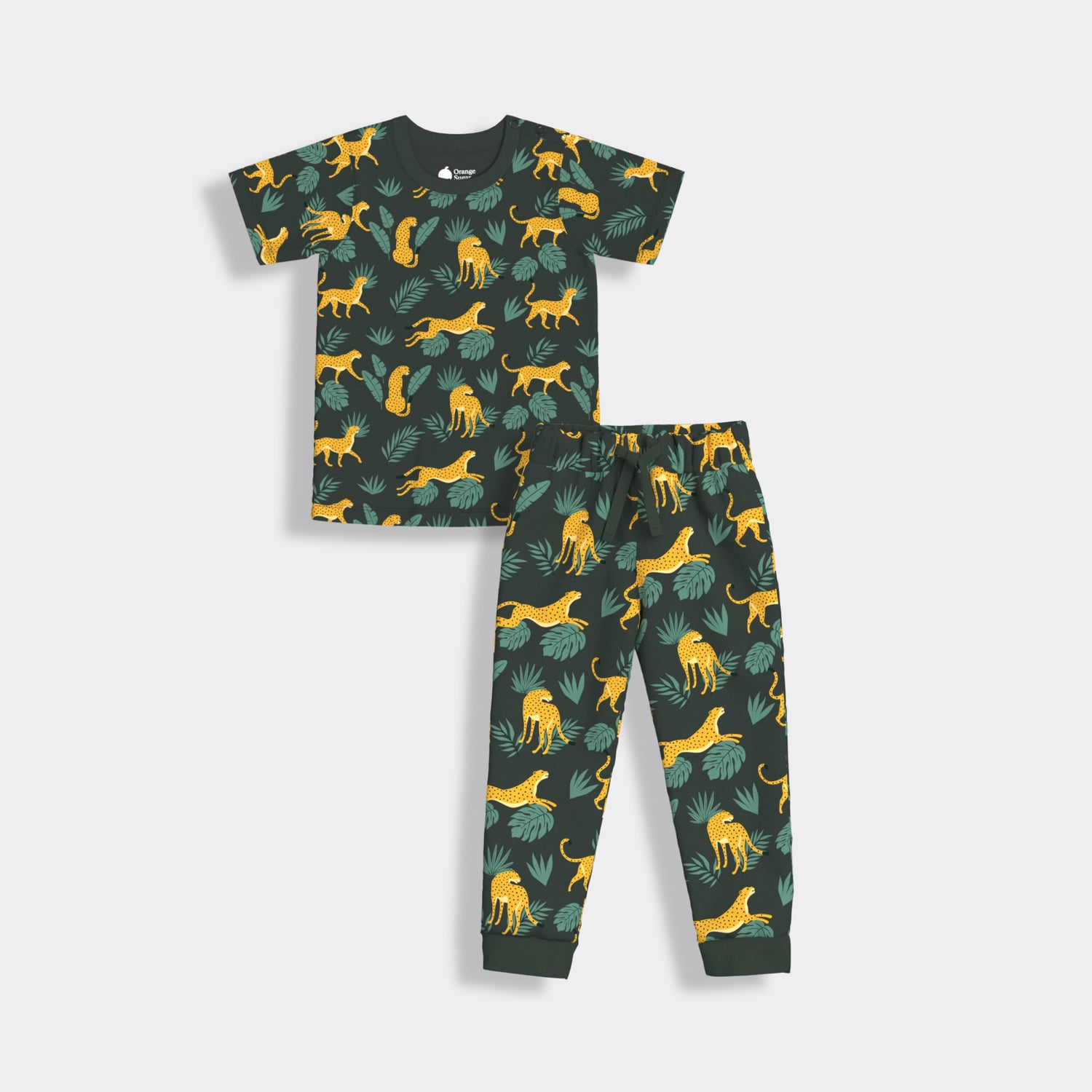 4 Pack Half Sleeves Unisex Co-ord Set | Space, Lemon, Penguin & Cheetah
