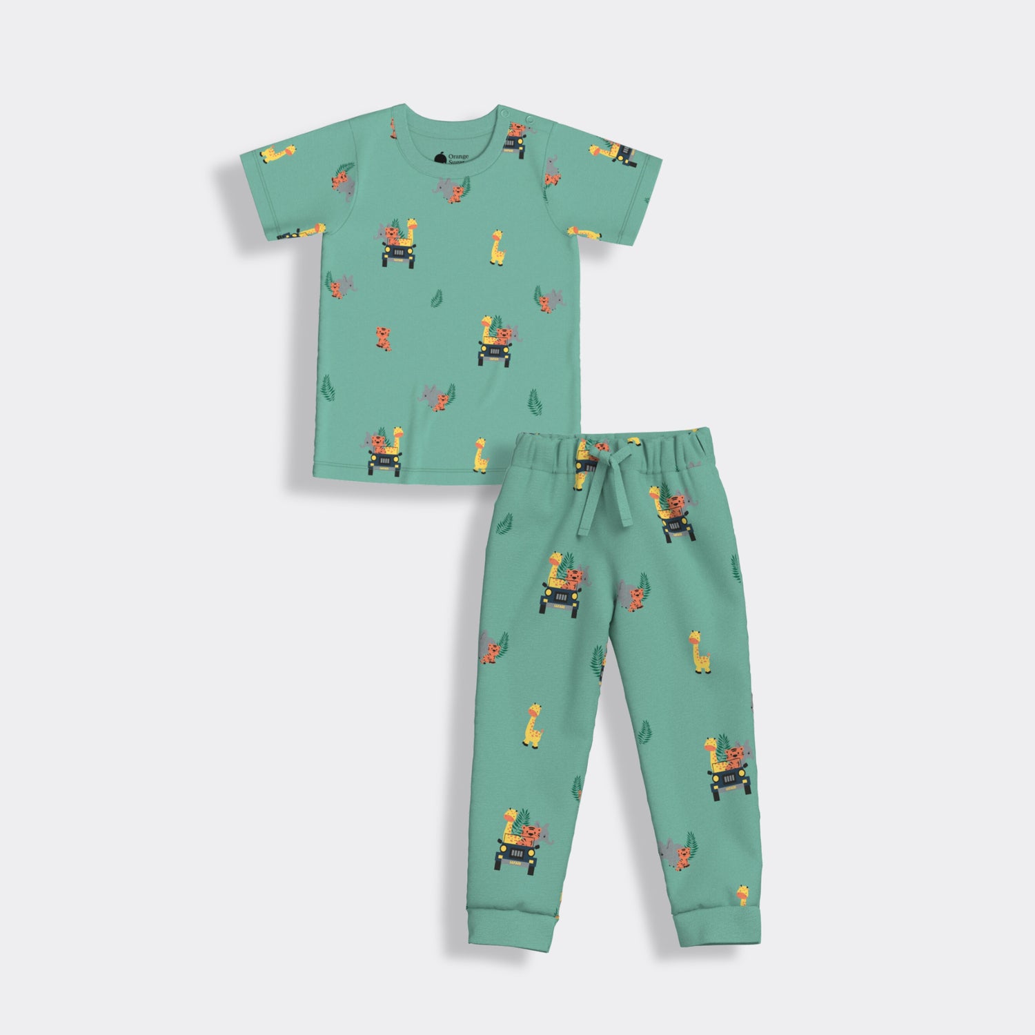 3 Pack Half Sleeves Unisex Co-ord Set | Lemon, Circus, Jungle