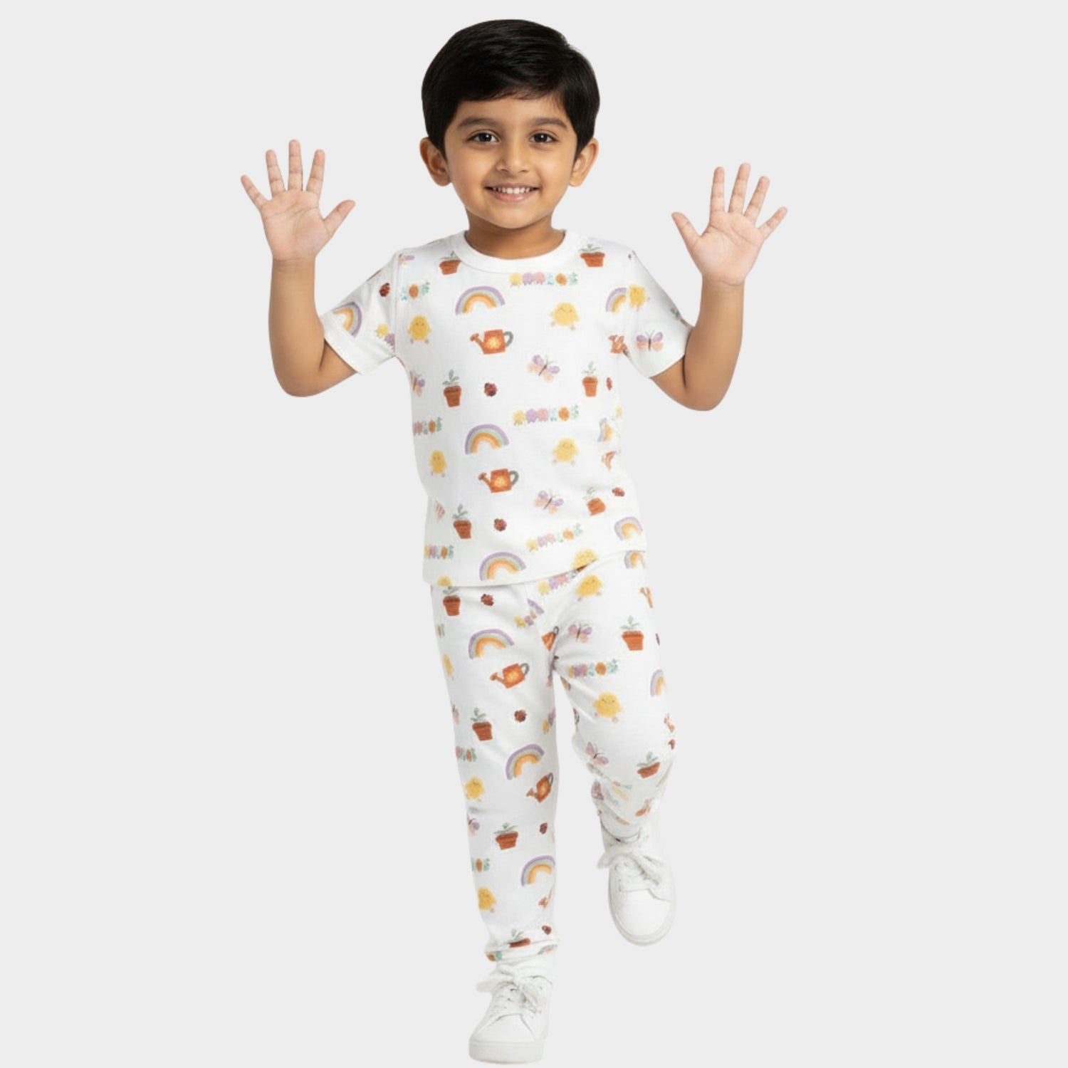 Half Sleeves Unisex Co-ord Set | Gardening