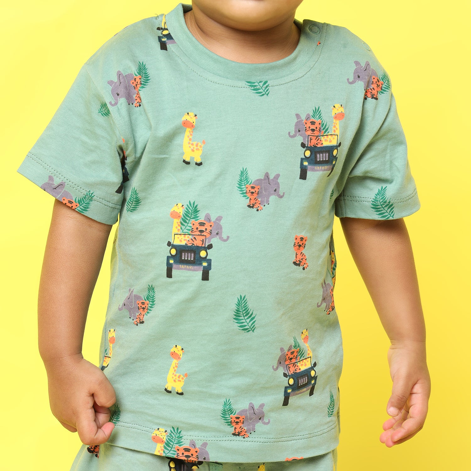 T-Shirt & Shorts Unisex Co-ord Set | Jungle Safari