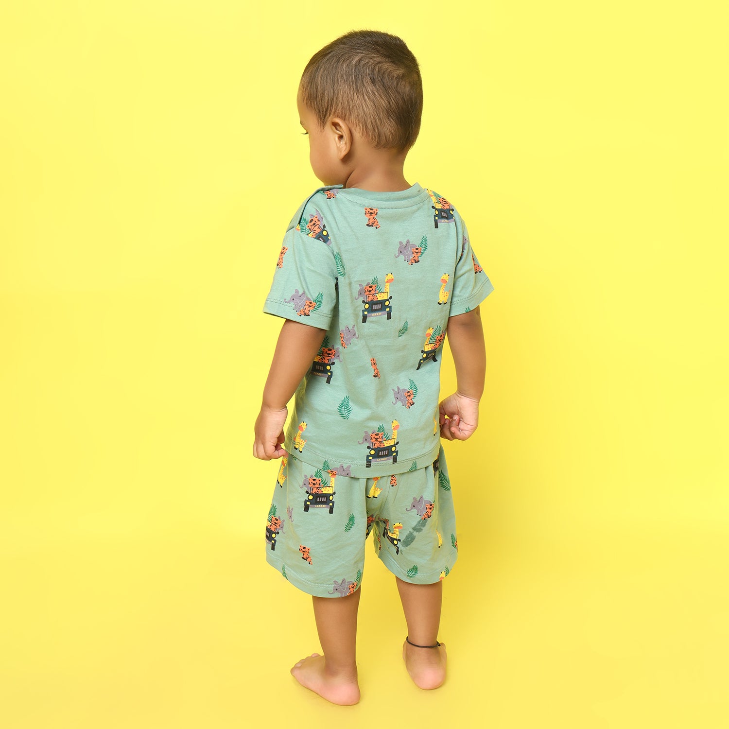 T-Shirt & Shorts Unisex Co-ord Set | Jungle Safari