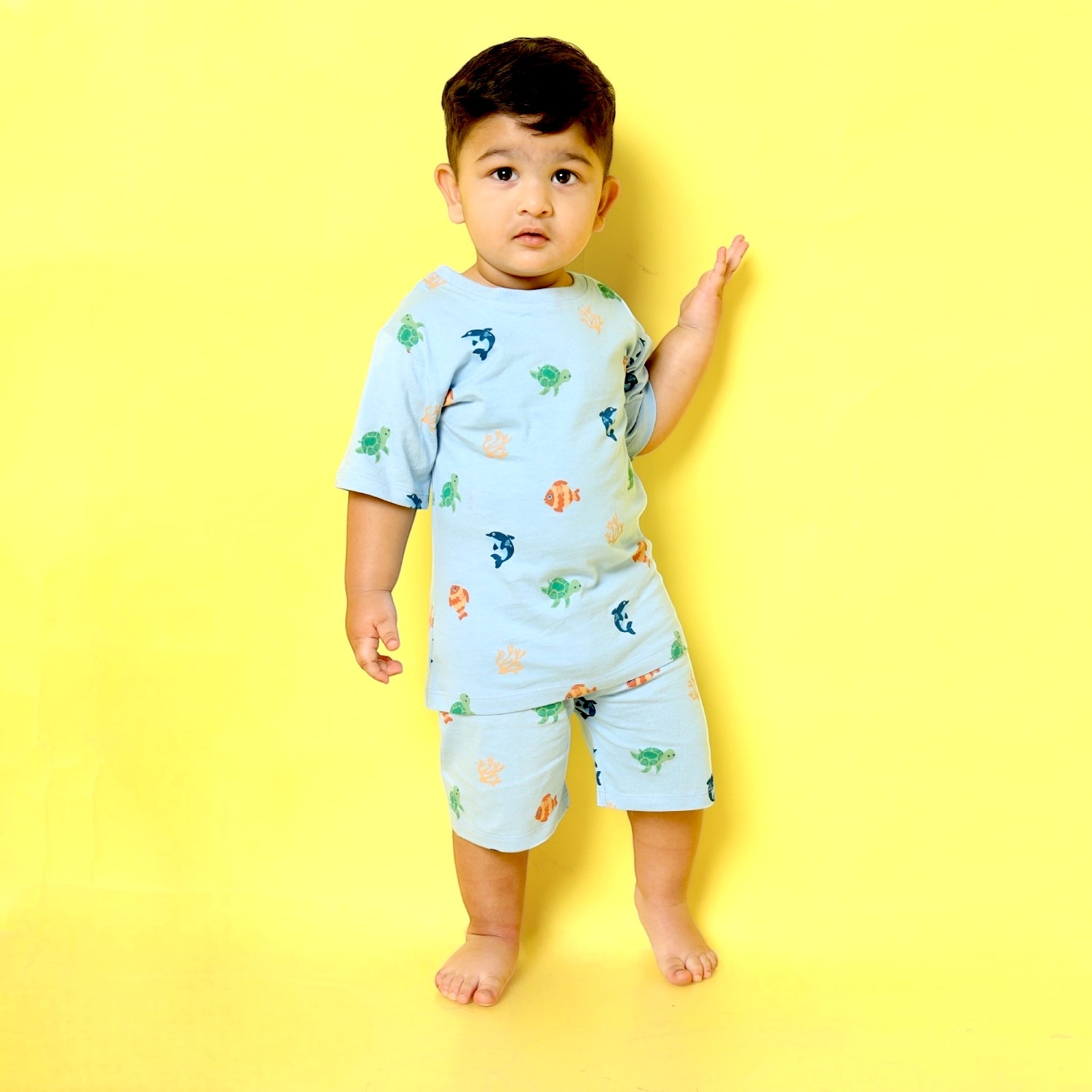 T-Shirt & Shorts Unisex Co-ord Set | Underwater Wonders