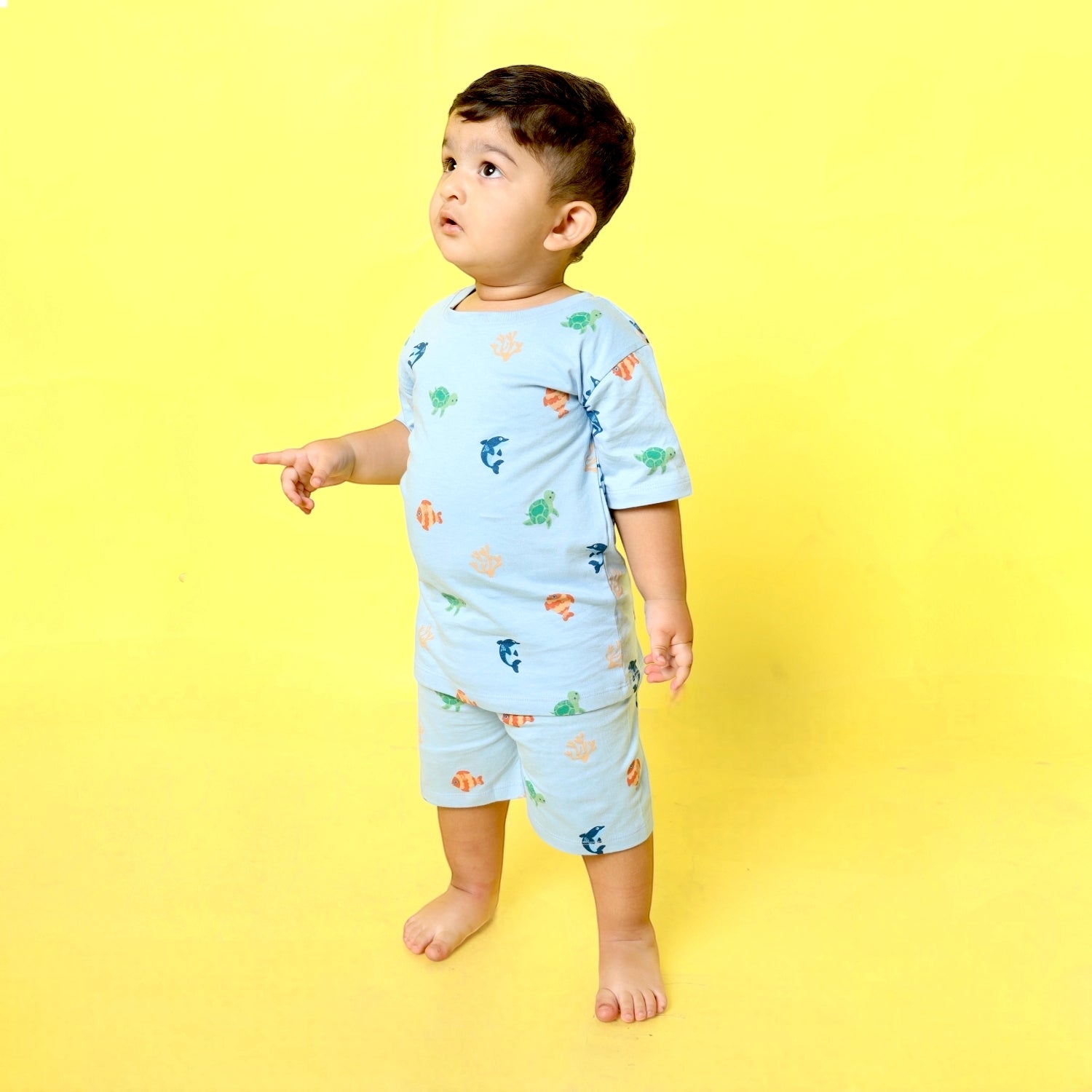 T-Shirt & Shorts Unisex Co-ord Set | Underwater Wonders