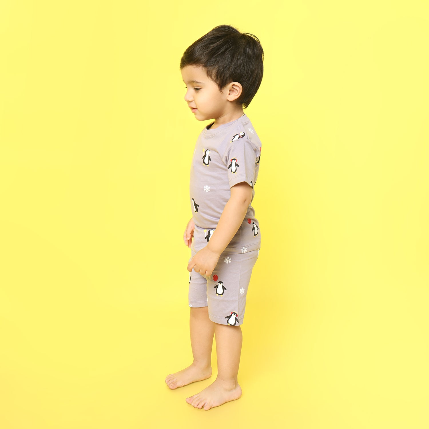 T-Shirt & Shorts Unisex Co-ord Set | Party Penguin