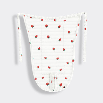 6 Pack Muslin Nappies | Strawberry, Flower, White Truck