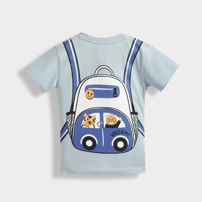 Half Sleeves Tee | Back Pack