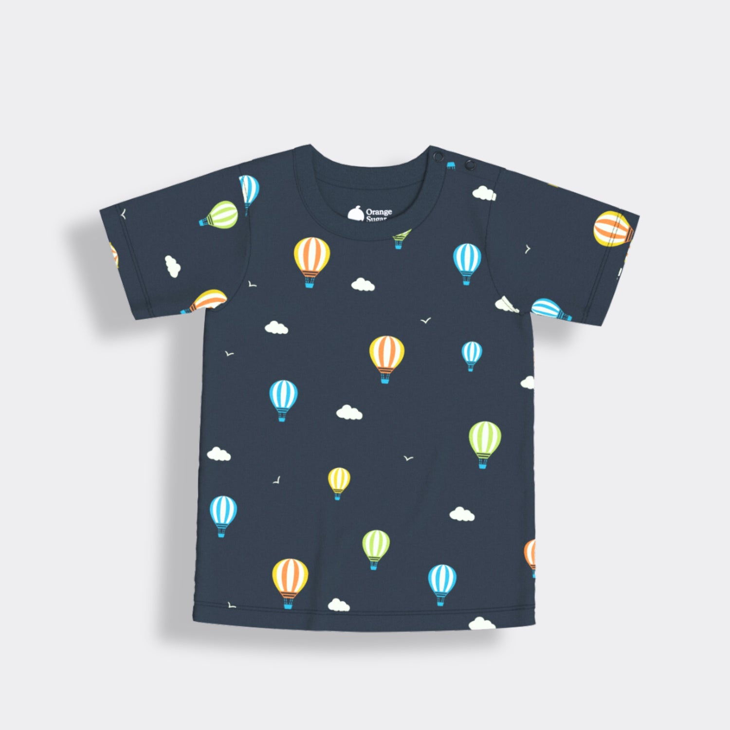 Half Sleeves Unisex Co-ord Set | Hot Air Balloon