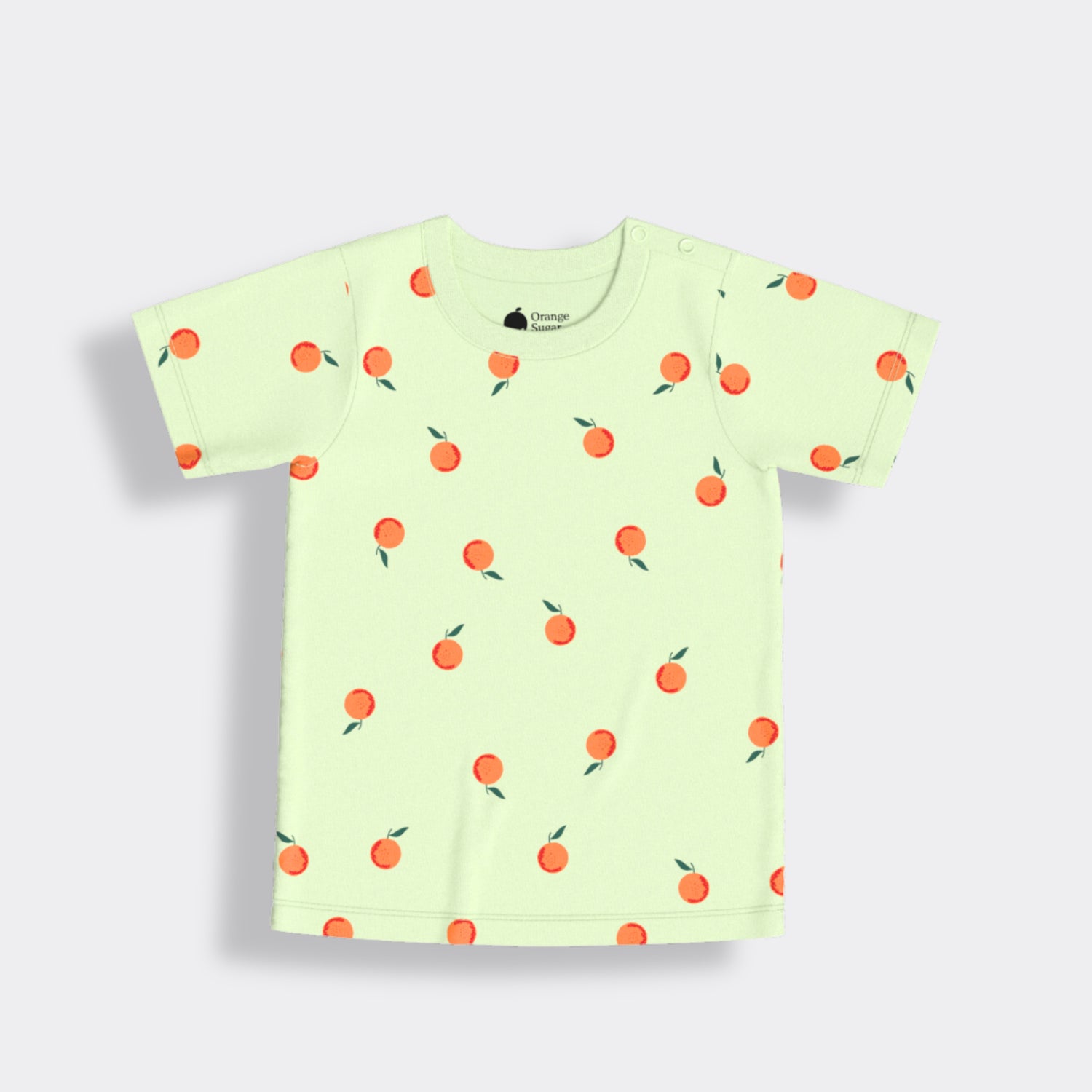 Half Sleeves Unisex Co-ord Set | Orange Bliss