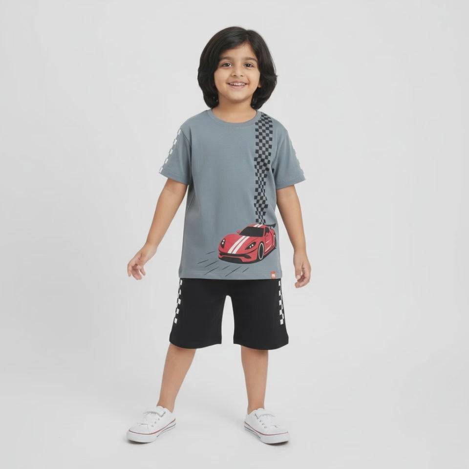 T-Shirt & Shorts Unisex Co-ord Set | Race Day