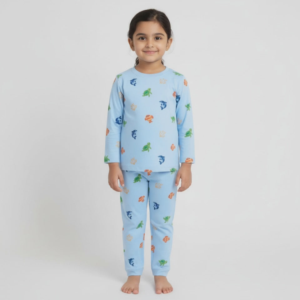 Full Sleeves Unisex Co-ord Set | Underwater Wonders