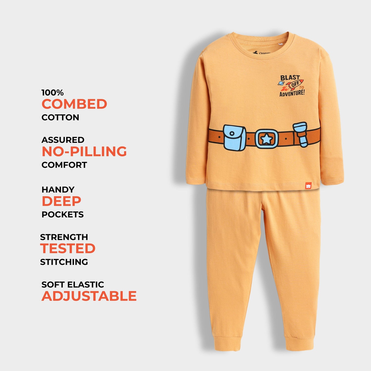 Full Sleeves Unisex Co-ord Set | Space Ship