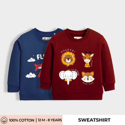 2 Pack Sweatshirts | Fly High, Animal Kingdom